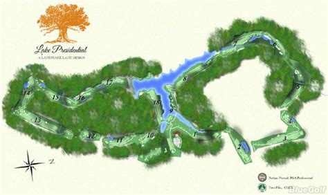 Lake Presidential Golf Club - Layout Map | Course Database