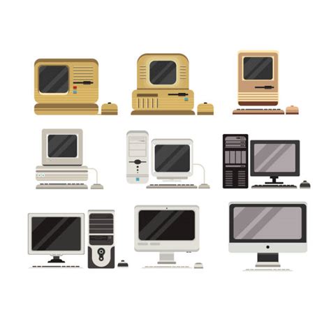 118,600+ Vintage Computer Stock Illustrations, Royalty-Free Vector ...