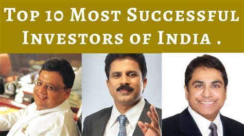 List of Top 10 Stock Market Investors in India and their portfolio ...