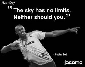 It's #ManDay Here's some monday motivation from the legend that is Usain Bolt Famous Athlete ...
