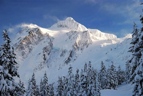 Mount Shuksan in Winter Photograph by Curt Remington - Pixels