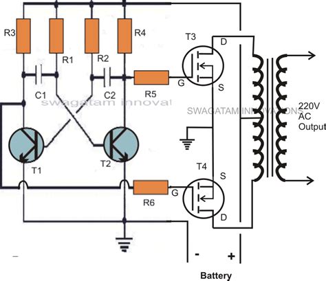 Square Wave Inverter Circuit Diagram