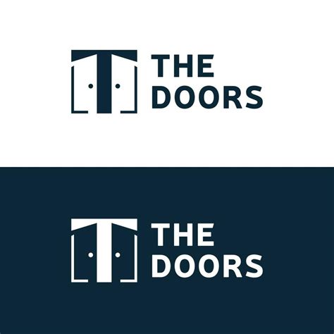 The Doors Logo design Modern creative minimal concept 35675399 Vector ...