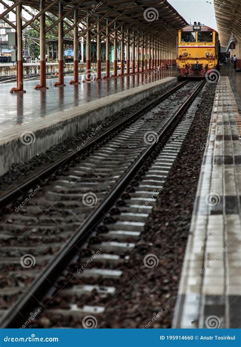 Train Parked At The Venice Mestre Railway Station Platform In Mestre ...