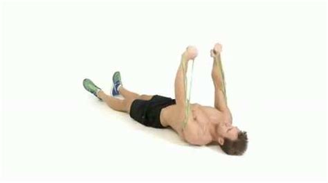 How to do the resistance band chest press