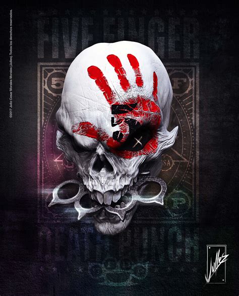 ArtStation - Skull Five Finger Death Punch