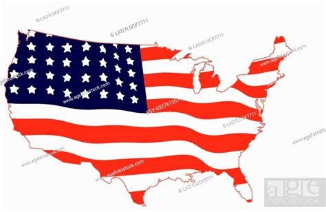 USA Map with American Flag Vector, Stock Vector, Vector And Low Budget Royalty Free Image. Pic ...