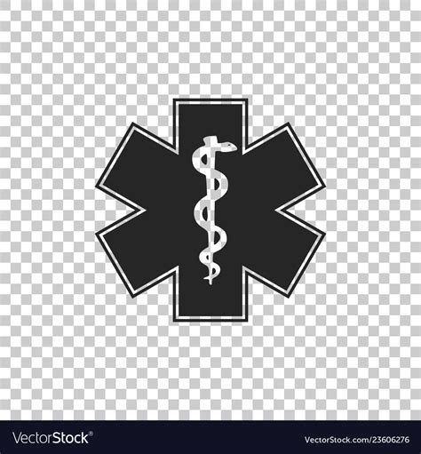 Medical symbol of the emergency - star of life Vector Image