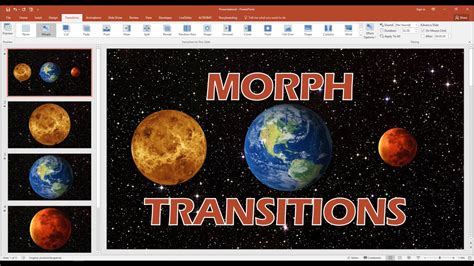 Use The Morph Animation Effect In PowerPoint - YouTube