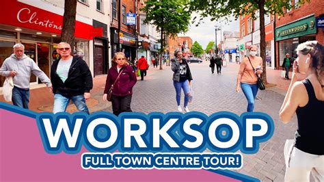 WORKSOP | Full walking tour of Worksop Town Centre - YouTube