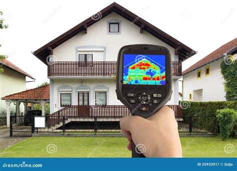 Thermal Image of the House stock image. Image of efficiency - 25933917