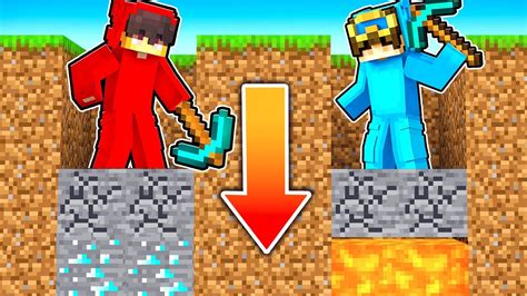 We Can ONLY DIG DOWN In Minecraft! - YouTube