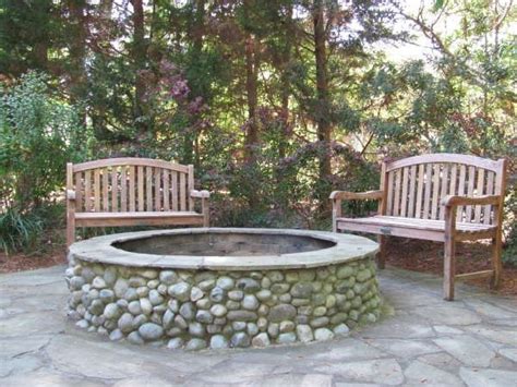 river rock fire pit! | randis pic's | Pinterest | Patio stones, Outdoor ...