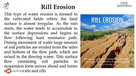 Rill Erosion Definition