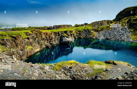 Easdale Island, the smallest permanently-inhabited island of the Inner Hebrides, Scotland. A ...