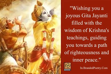 Gita Jayanti Quotes, Wishes & Status 2024 - Bhagavad Gita Greetings