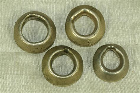 Set of 4 Brass Ethiopian Wedding Rings | Beadparadise.com