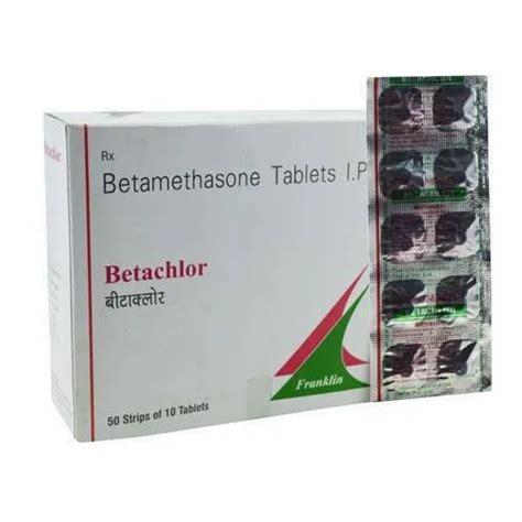 Betamethasone Tablets 0.5mg at Rs 199/unit | Betamethasone Tablets in Bhopal | ID: 24040611512