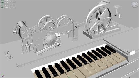 3d telegraph machine model