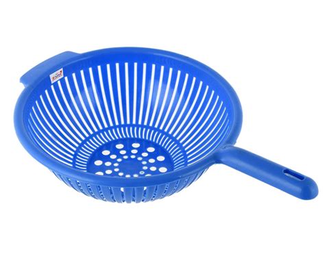 Fun Homes Plastic Strainer Colander with Long Handle Use for Pasta, Noodles, Spaghetti ...