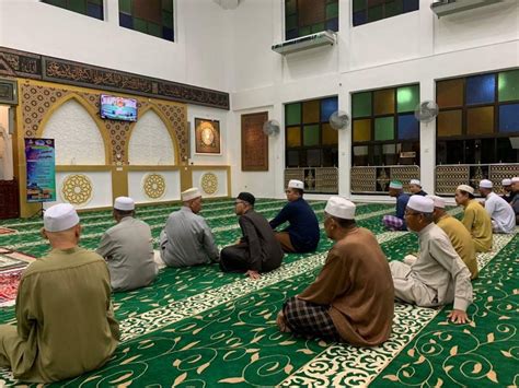 Pemasangan Sistem Taqwim Solat di Masjid Sultan Haji Ahmad Shah