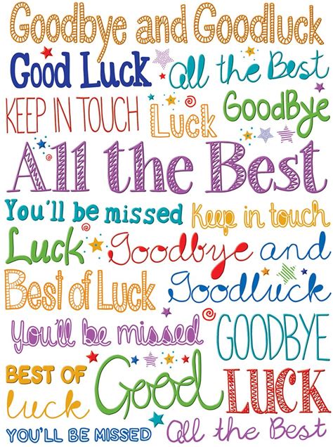 Goodbye And Good Luck Quotes