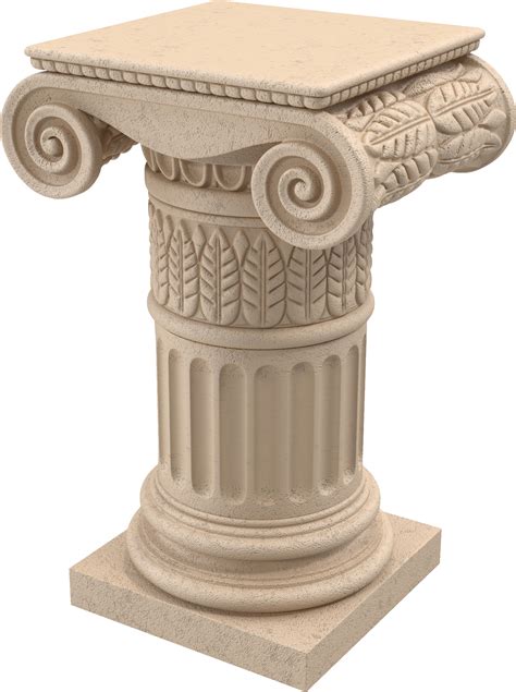 Columns PNG Image | Ionic order, Pedestal, Pillar design