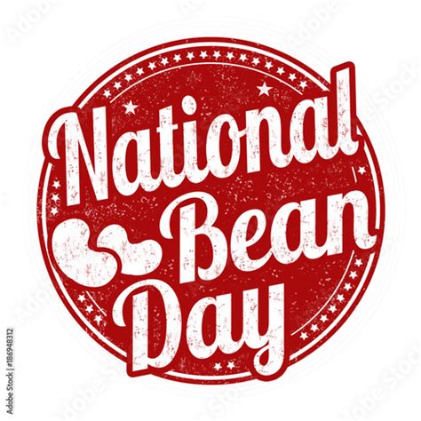 "National bean day grunge rubber stamp" Stock image and royalty-free ...