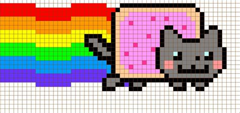 Nyan Cross Stitch Pattern by moonprincessluna on deviantART | Geeky cross stitch patterns, Cross ...