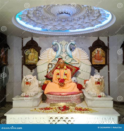 Hare Krishna Founder Swami Prabhupada at Iskcon Temple Chittagong, Bangladesh Stock Photo ...