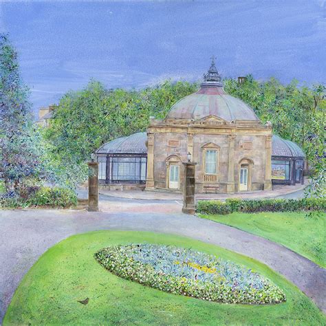 The Royal Pump Room from The Valley Gardens, Harrogate (Original Paint ...