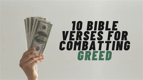 10 Bible Verses for Combatting Greed - TravisAgnew.org