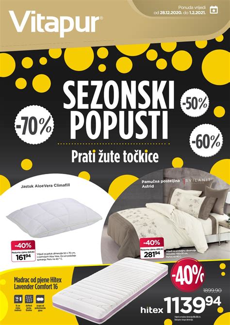 Vitapur Sezonski Popusti do 70% | Katalog siječanj 2021. by vitapur.hr ...