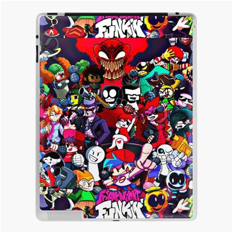 " Friday Night Funkin Characters fnf game" iPad Case & Skin for Sale by Dizzaa | Redbubble