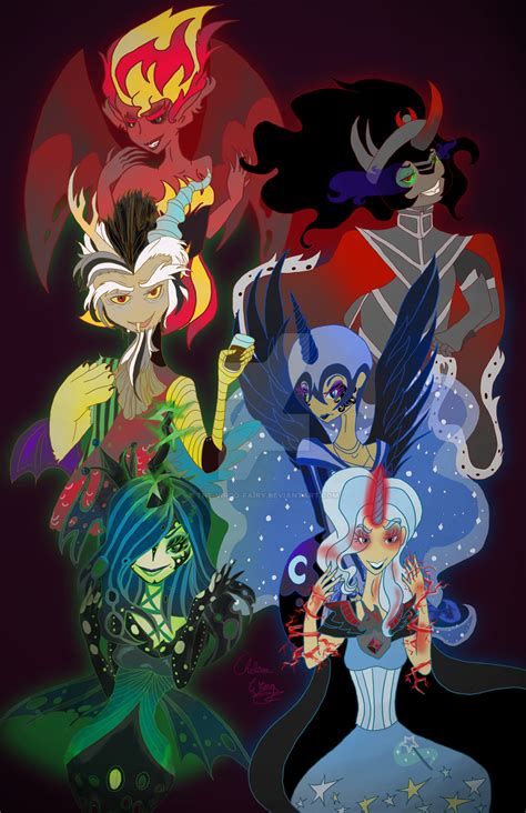 MLP Villains Together by The-Virgo-Fairy on DeviantArt