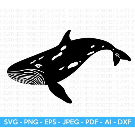 Whale SVG, Ocean Svg, Sea Animal, Whale Silhouette, Whale Cl - Inspire ...