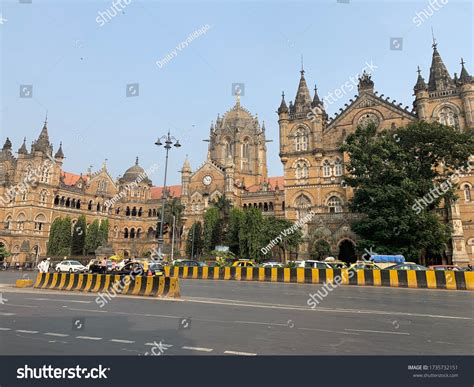 Front Side Railway Station Chhatrapati Shivaji Stock Photo 1735732151 ...