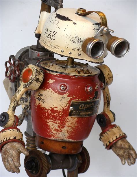 apex | Robot sculpture, Steampunk robots, Vintage robots