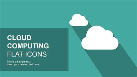 Flat Cloud Computing PowerPoint Icons - SlideModel