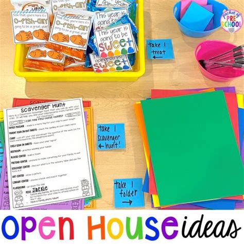 Open House Ideas and Freebies for Preschool, Pre-K, & Kindergarten - Pocket of Preschool