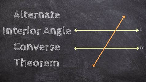 What is the Alternate Interior Angle Converse Theorem - YouTube