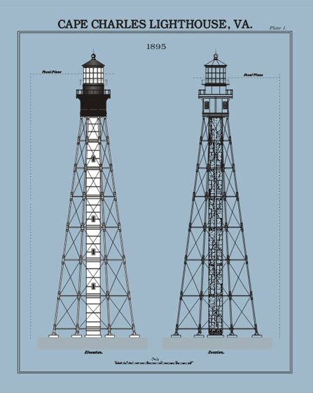 Cape Charles Lighthouse Plans