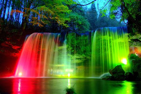 Rainbow Waterfall Wallpapers - Top Free Rainbow Waterfall Backgrounds ...