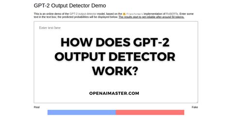 What is GPT-2 output detector?