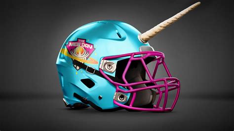 New Day football helmet is awesome, deadly - Cageside Seats