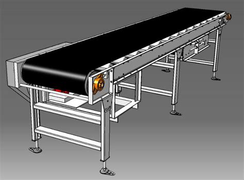 Standard Belt Conveyor | 3D Model CAD flie for download free. - Engineering 3DCad Appication