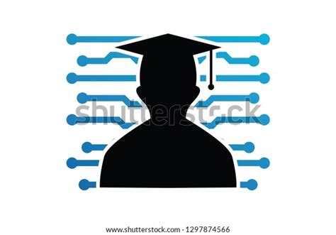 Tech Education Logo Design Template Stock Vector (Royalty Free) 1297874566 | Shutterstock