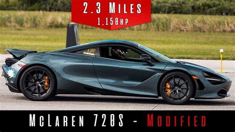 See 1,150-HP McLaren 720S Strive For 220 MPH In Top Speed Run