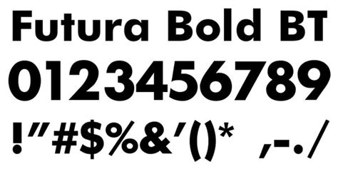 Futura Bold