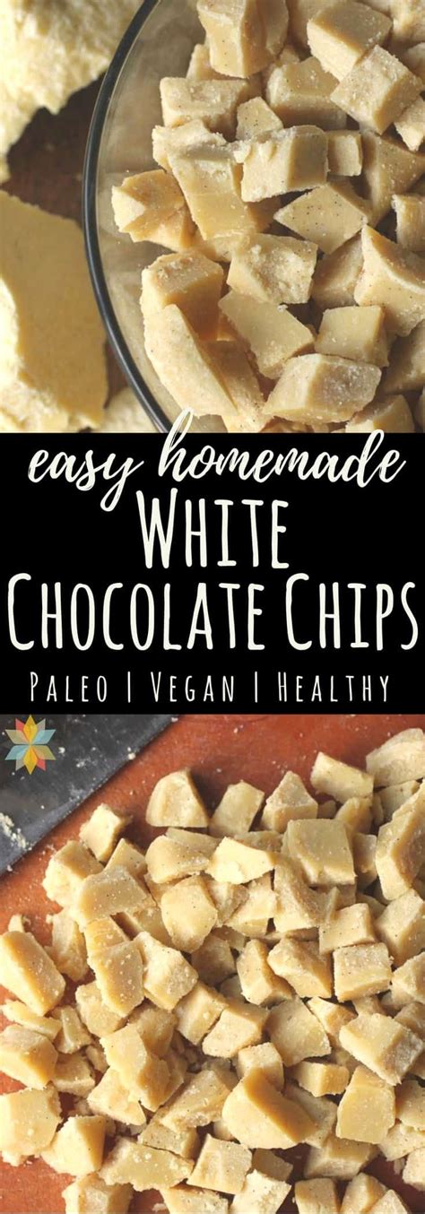 Homemade White Chocolate Chips--vegan, soy, and sugar-free! | Recipe ...